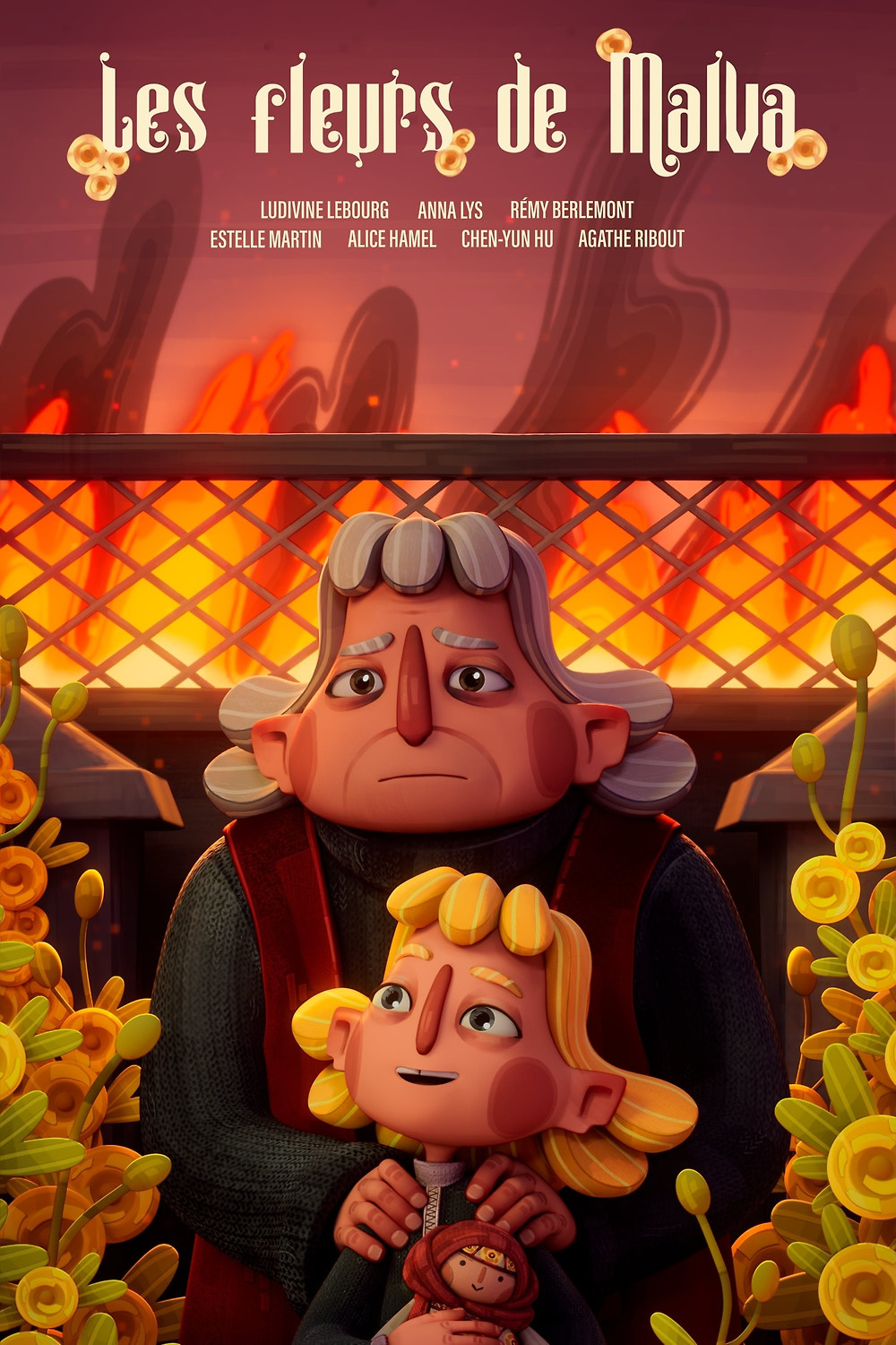 Affiche LES FLEURS DE MALVA 